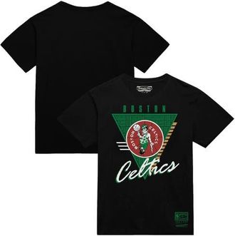 Mitchell & Ness Mens Mitchell & Ness Black Boston Celtics Worldwide Collection Tri-Logo T-Shirt at Nordstrom, Size Xx-Large