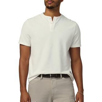 Joe's Modern Cotton Piqu&eacute; Henley in Coconut Milk at Nordstrom, Size Xx-Large