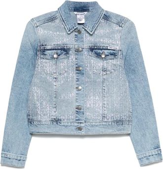 DKNY Denim Jacket - Dames - Spijkerjassen - Blauw - S - Denim - Jassen