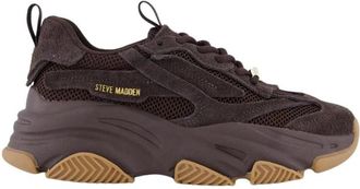 Steve Madden Possession-E Dames Stijlvolle Schoenen - Dames - Sneakers - Bruin - 39 EU - Schoenen