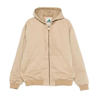 adidas EQT JKT Stokha - Heren - Outdoorjassen - Beige - M - Fitness