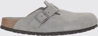 Birkenstock Mules Boston in camoscio