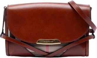 Burberry Pre-owned borse di pelle a tracolla - - Pre-owned - Donna - Marrone - ONE SIZE