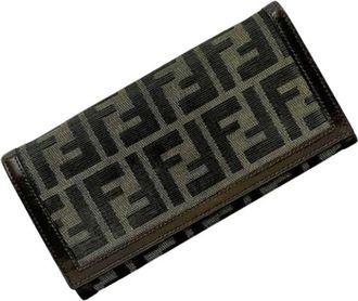 Fendi Pre-owned Wallets, unisex, Brown, Size: ONE SIZE Pre-owned Long Wallet (bi-fold)