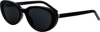 Saint Laurent M154 Zonnebril - unisex - Zonnebrillen - Zwart - 55 MM - Nylon - Accessoires