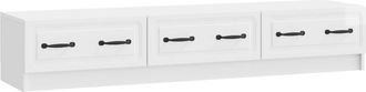 vidaXL Mueble De Tv 147 X 34,5 X 27 Cm Brillante Madera De Ingenier&iacute;a Vidaxl