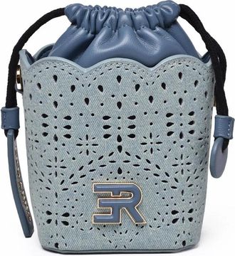 Ermanno Scervino Denim Bucket Terra Jeans Polyester Polyurethane Bag