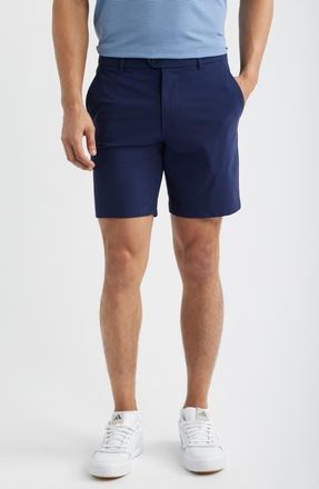 Greyson Montauk Flat Front Shorts in Maltese Blue at Nordstrom, Size 34R