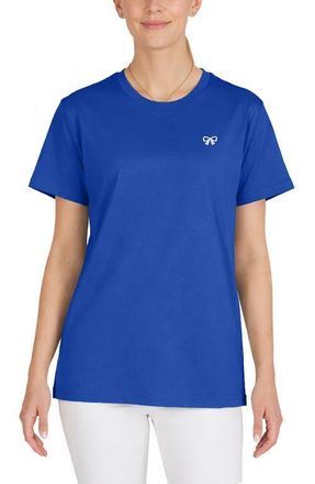 Dalix Womens Bow Jersey Tee in Royal Blue at Nordstrom, Size X-Large