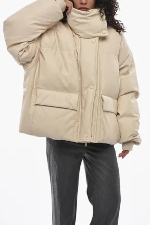 Stella McCartney Boxy-Fit Puffer Jacket ALTERMAT with High Neck Stella McCartney