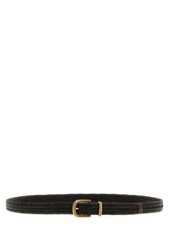 Brunello Cucinelli Brown Leather Regular Womens Belt