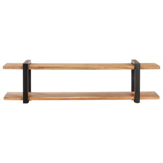 Berkfield Home TV Cabinet 160x40x40 cm Solid Acacia Wood in Brown | Size: 160 x 40 x 40 cm