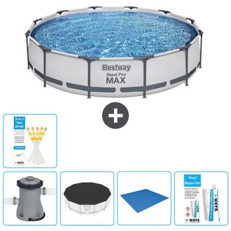 Bestway Piscina Bestway Steel Pro Max Redonda - 366x76 Cm - 8-piezas S22772