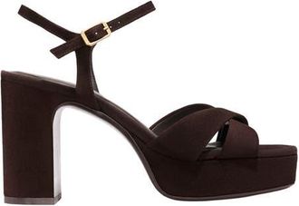 Margaux Eyewear The Paloma Platform in Espresso Suede at Nordstrom, Size 36.5