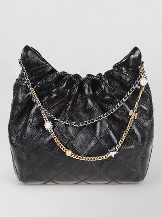 Tory Burch fleming mini hobo shoulder bag charms