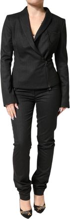 Exte Double Breasted Pants Blazer Jacket 2 Piece Womens Suit