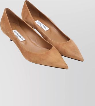 Jimmy Choo London amelia pointed toe suede pumps