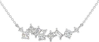 Pompeii3 1Ct TW Diamond Mixed Fancy Shape Designer Necklace 14k Gold Lab Grown Pendant