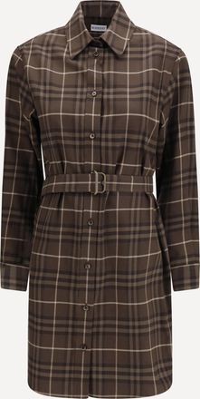 Burberry Check cotton shirt Dress Female 10