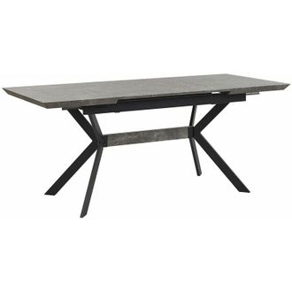 Beliani Beliani - Tavolo da Pranzo Industriale estensibile Piano Effetto Marmo Benson