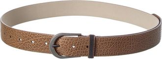 Brunello Cucinelli Embossed Leather Belt