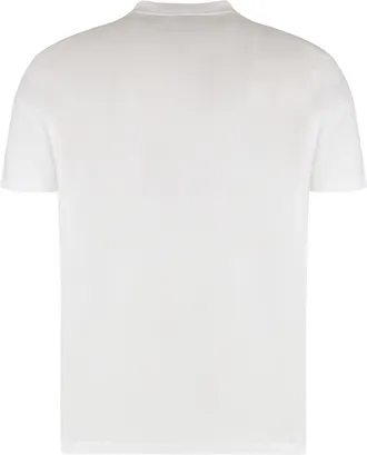 Paul & Shark Mens Cotton Jersey Logo T-Shirt White T-Shirts And Polos
