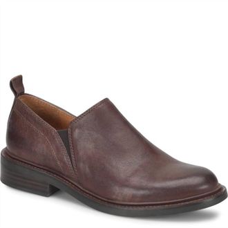 S&ouml;fft Womens Naisbury Leather Slip-On In Cocoa Brown