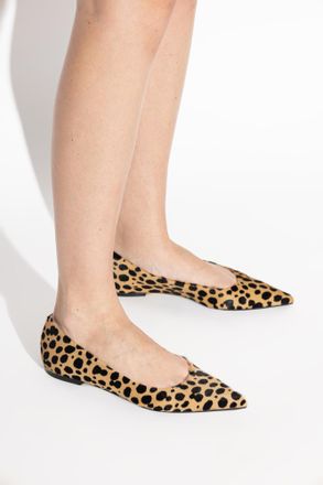 Aeyde Leather Ballet Flats Cassy, Womens, Brown