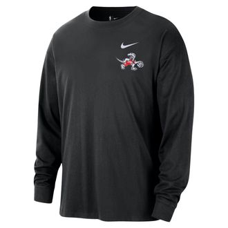 Nike Toronto Raptors Essential City Edition Nike Mens NBA Long-Sleeve T-Shirt in Black | HV5603-010