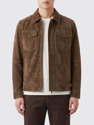 Yves Salomon Overshirt in pelle scamosciata