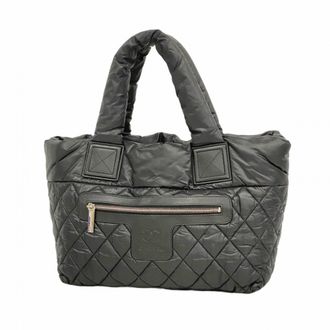 Chanel Black Nylon Tote Bag (Pre-Owned)