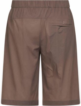 Herno Mens Bermuda Shorts Mud Ripstop Nylon Polyamide
