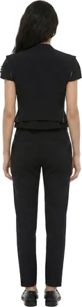 Dolce & Gabbana Double-Breasted Wool Blazer - Black