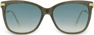 Jimmy Choo Eyewear Occhiali da sole Steff con glitter - Grigio