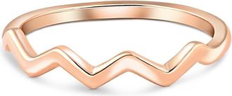 Pompeii3 Stackable Womens Ring Wedding Band in 14k White, Rose, or Yellow Gold