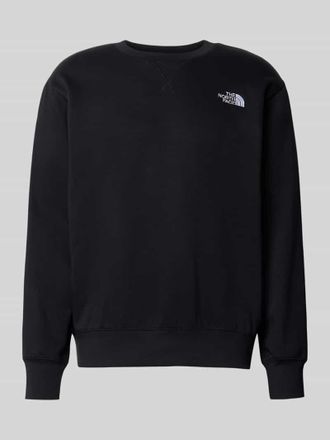 The North Face Sweatshirt mit Label-Stitching in Black, Gr&ouml;&szlig;e L