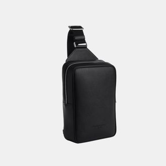 Coach Mens Ray Pack 17 - Black Leather - One Size