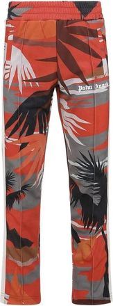 Palm Angels Hawaii Track Pants - Heren - Trainingsbroeken - Rood - L - Polyester - Fitness