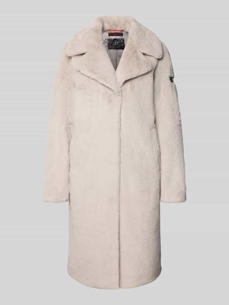 Frieda & Freddies Teddymantel mit Reverskragen in Sand, Gr&ouml;&szlig;e 38