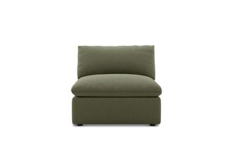 Castlery Customized Green Armless Sofa | Dawson by Castlery