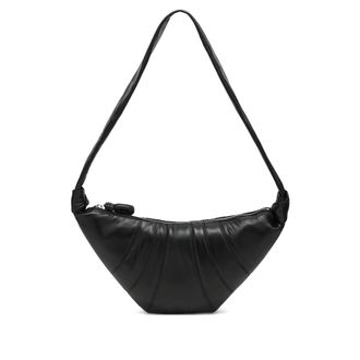 Christophe Lemaire Medium Croissant Leather Shoulder Bag