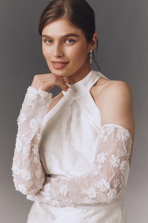 Untamed Petals Siena Sequin Gloves