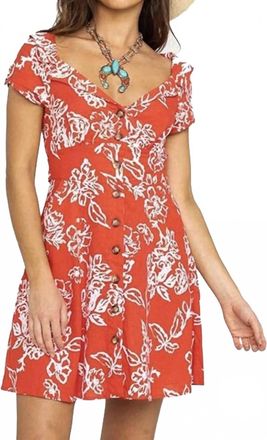 Free People A Thing Called Love Dress In Red
