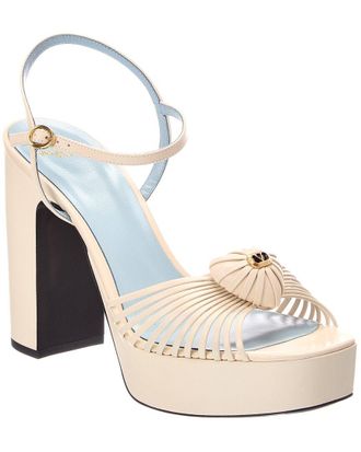 Valentino Vlogo Coeur Leather 100 Sandal