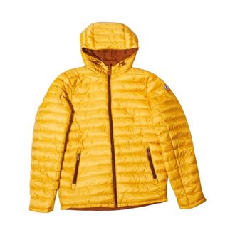 Jott Bergen Reversible Down Jacket - Heren - Winterjassen - Geel - M - Leer - Jassen