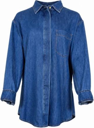 Darkpark Anne Denim Shirt - Dames - Spijkeroverhemden - Blauw - S - Denim - Overhemden