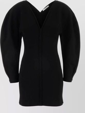 Givenchy stretch cocoon mini dress v neckline