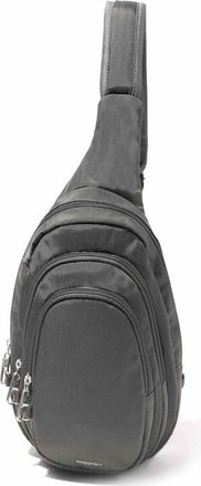 Baggallini Womens Securtex Anti-Theft Multi Zip Sling