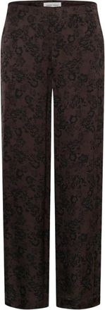 Part Two Delal PW Pants - Dames - Wijde Broeken - Bruin - XL - Broeken