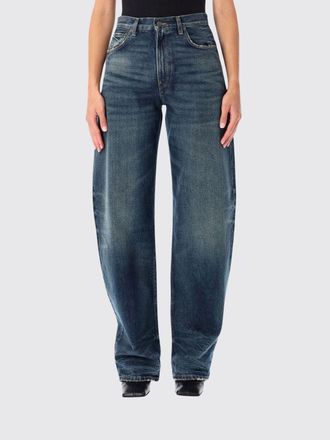 Haikure Jeans baggy Bibi in denim di cotone a vita media con cinque tasche